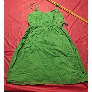 New York & Company NY & CO green summer tank dress Medium Super cute NWT